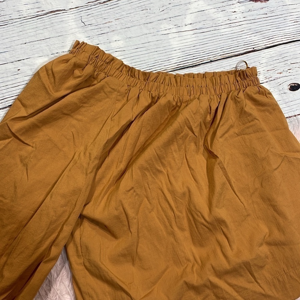 NWT Evereve Shane One Shoulder Top - Burnt Gold - Picture 6 of 8
